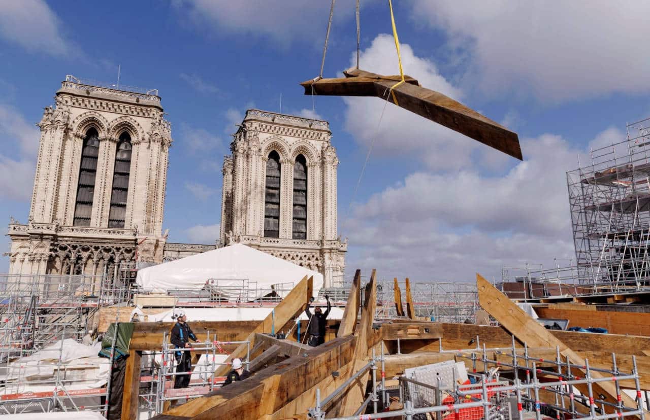 Notre Dame Cathedral Reconstruction Progress Update 2023